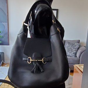 Leather Gucci  Emily Shoulder Handbag/ Like New